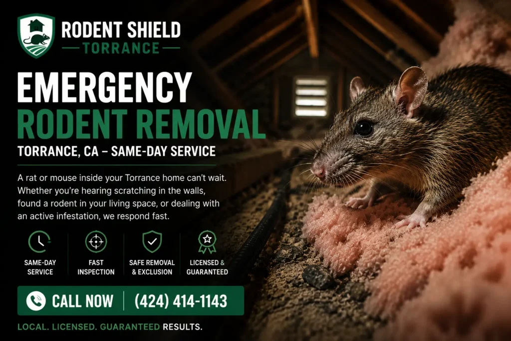 Emergency Rodent Removal Torrance, CA